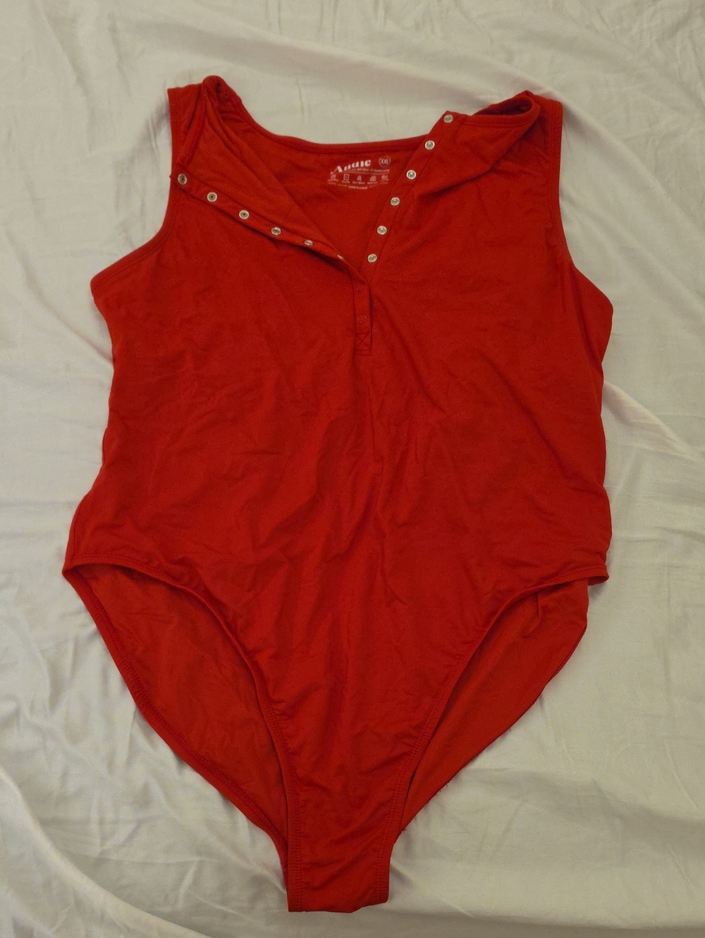 Andie The Malibu One Piece Swimsuit Red XXL